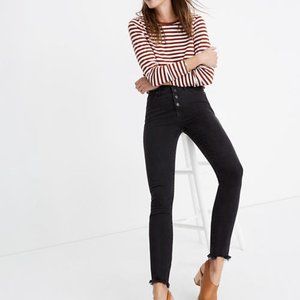 Madewell 10" High-Rise Skinny Jean Berkeley Black